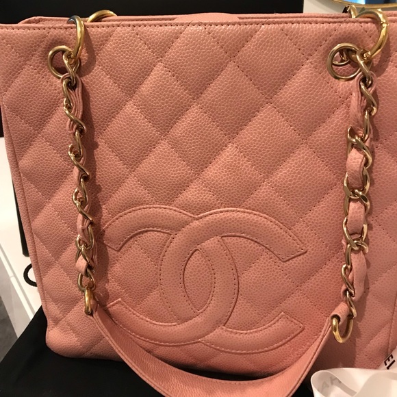 Authentic Pink Chanel PST Tote - Picture 2 of 6